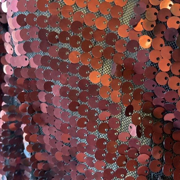 Ladies sequined cropped waterfall jacket size XL Dolce Cabo - Picture 2 of 5